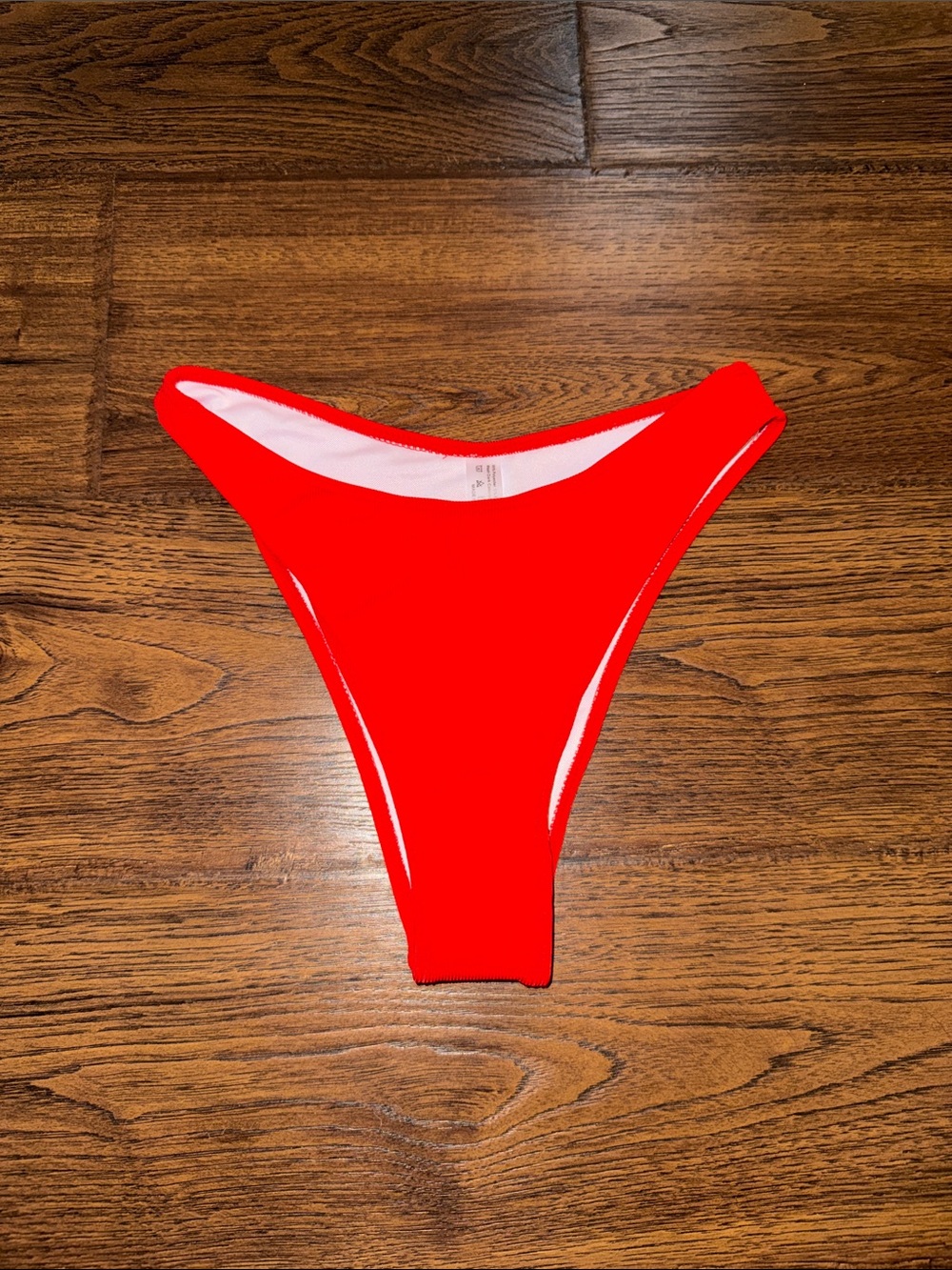 Women’s High-Cut Red Bikini Bottom. Never worn